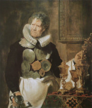 Картина "portrait of abraham grapheus" художника "вос корнелис де"