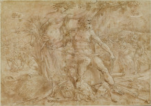 Репродукция картины "allegory of the choleric temperament" художника "вос мартин де"