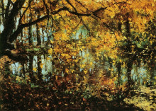 Копия картины "coesweerd in laren in the autumn" художника "вреденбург корнелис"