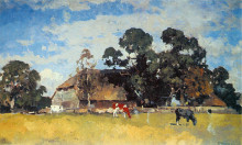 Картина "cows in a meadow" художника "вреденбург корнелис"