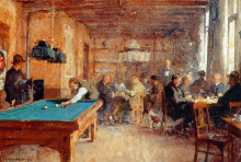 Репродукция картины "the bar of jan hamdorff" художника "вреденбург корнелис"