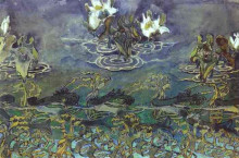 Картина "water lilies" художника "врубель михаил"