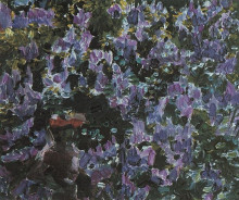 Копия картины "lilacs" художника "врубель михаил"