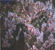 Копия картины "the lilacs" художника "врубель михаил"