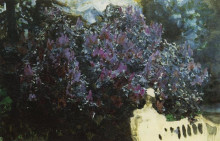 Репродукция картины "lilacs" художника "врубель михаил"