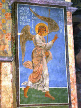Копия картины "archangel gabriel" художника "врубель михаил"