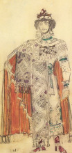 Репродукция картины "prince guido (costume design for the opera &quot;the tale of tsar saltan&quot;)" художника "врубель михаил"