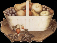 Картина "fruit" художника "вуд грант"