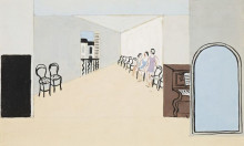 Картина "stage design for diaghilev&#39;s ballet, romeo and juliet" художника "вуд кристофер"