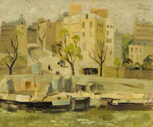 Копия картины "buildings at passy, pari" художника "вуд кристофер"