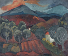 Копия картины "landscape at vence" художника "вуд кристофер"