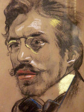 Копия картины "portret jerzego żuławskiego" художника "выспяньский станислав"
