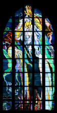 Репродукция картины "krak&#243;w church of st. francis stained glass 01" художника "выспяньский станислав"