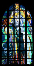 Копия картины "krak&#243;w church of st. francis stained glass 01" художника "выспяньский станислав"