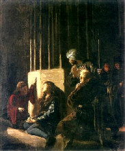 Копия картины "saint casimir and jan długosz" художника "вычулковский леон ян"