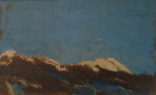 Картина "view of mountains from the porch of a forester&#39;s house by the road to lake morskie oko" художника "вычулковский леон ян"