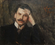 Картина "portrait of tadeusz boy-żeleński" художника "вычулковский леон ян"