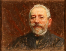 Репродукция картины "portret malarza ludomira benedyktowicza" художника "вычулковский леон ян"