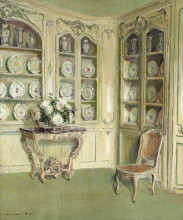 Репродукция картины "porcelains, ch&#226;teau du br&#233;au" художника "гай уолтер"