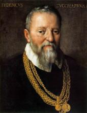 Картина "portrait of federico zuccari" художника "галиция феде"