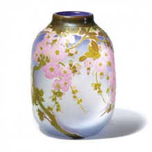 Репродукция картины "apple blossom vase" художника "галле эмиль"