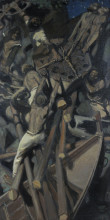 Копия картины "the abduction of sampo" художника "галлен-каллела аксели"