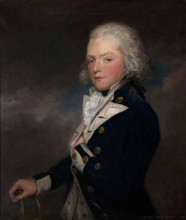 Копия картины "the honourable, later admiral, henry curzon (1765–1846)" художника "гамильтон уильям"