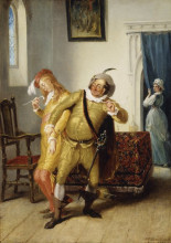 Картина "the carousing of sir toby belch and sir anthony aguecheek" художника "гамильтон уильям"