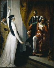 Копия картины "isabella appealing to angelo" художника "гамильтон уильям"