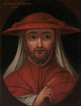 Копия картины "cardinal robert de curzon (d.1218)" художника "гамильтон уильям"