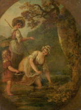 Картина "the watercress-gatherers" художника "гамильтон уильям"