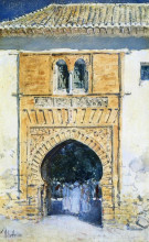 Картина "gate of the alhambra" художника "гассам чайльд"