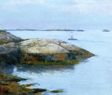 Копия картины "isles of shoals, appledore" художника "гассам чайльд"