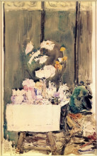 Копия картины "a favorite corner" художника "гассам чайльд"