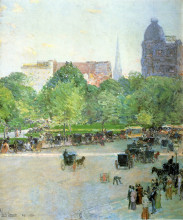 Копия картины "union square" художника "гассам чайльд"