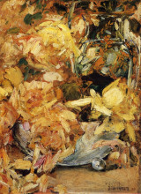 Копия картины "roses" художника "гассам чайльд"