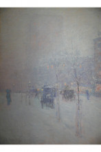 Копия картины "new york, late afternoon, winter" художника "гассам чайльд"