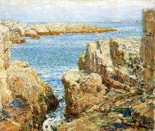 Копия картины "coast scene, isles of shoals" художника "гассам чайльд"
