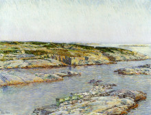 Копия картины "summer afternoon, isles of shoals" художника "гассам чайльд"