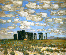 Картина "harney desert landscape" художника "гассам чайльд"