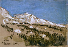 Копия картины "mt. hood (oregon)" художника "гассам чайльд"