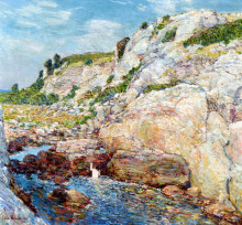 Копия картины "northeast gorge at appledore" художника "гассам чайльд"