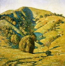 Репродукция картины "hill of the sun, san anselmo, california" художника "гассам чайльд"
