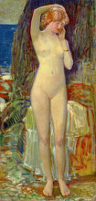 Копия картины "the nymph of beryl gorge" художника "гассам чайльд"