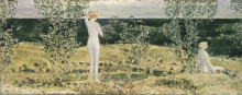 Копия картины "montauk" художника "гассам чайльд"