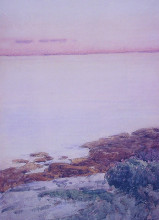 Копия картины "isles of shoals" художника "гассам чайльд"