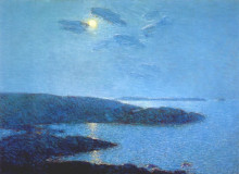 Картина "moonlight" художника "гассам чайльд"