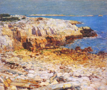Картина "northeast headlands, new england coast" художника "гассам чайльд"