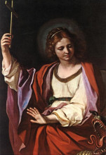 Копия картины "st marguerite" художника "гверчино"