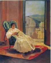 Репродукция картины "портрет жены художника анны петровны" художника "ге николай"